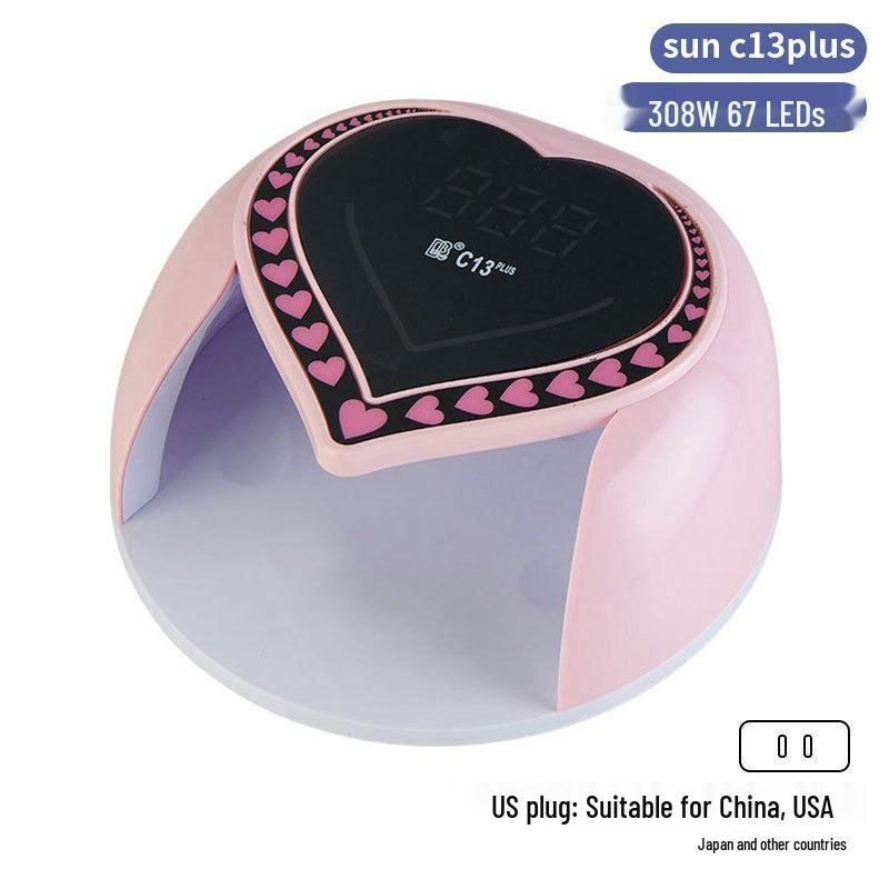 Dazzling 256W LED Nail Curing Lamp, Quick Dry Gel Lamp for Salon Use