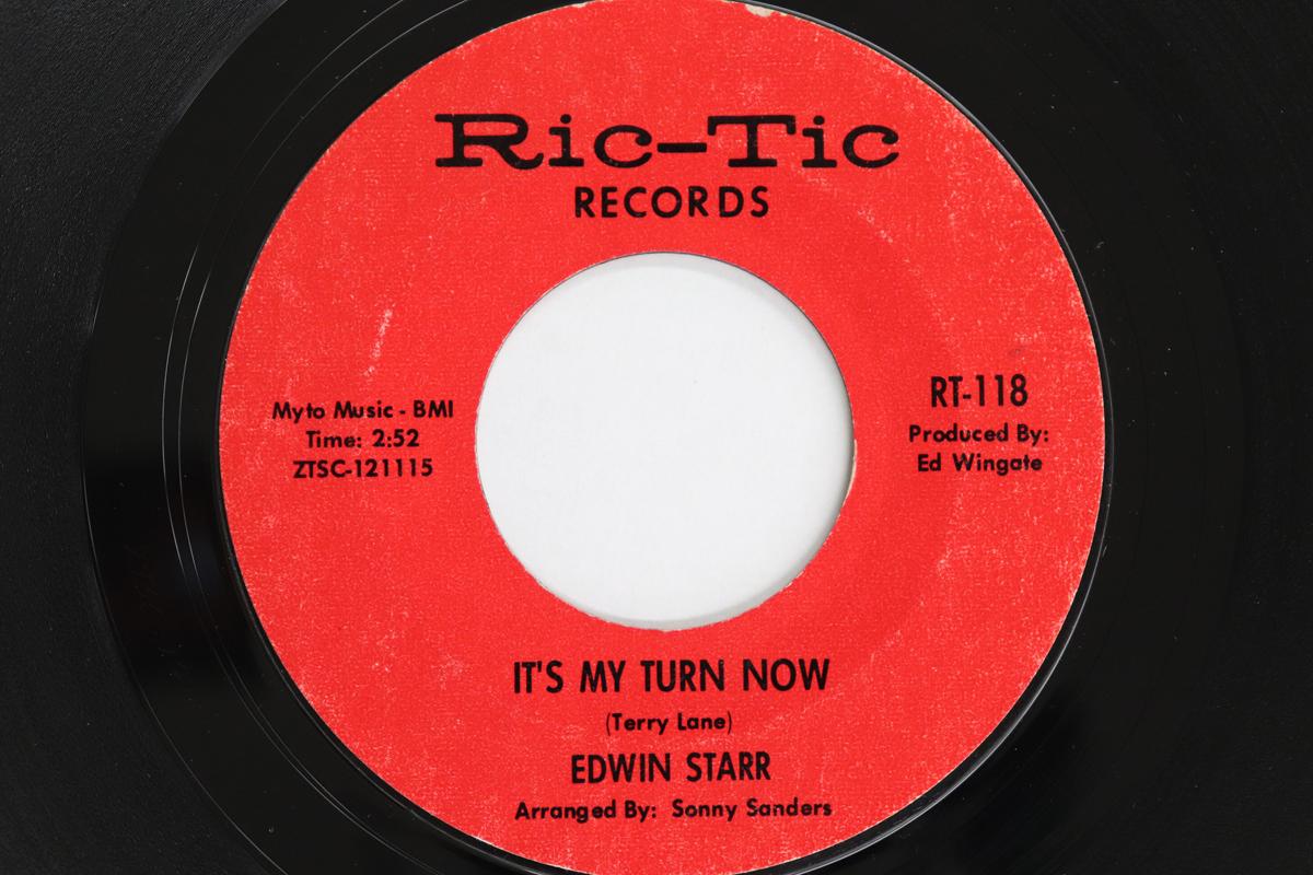 

7inch Record EDWIN STARR - It s My Turn Now / Girls Are Gettin 2561348 RIC-TIC RECORDS 1967 US Soul/Funk Used