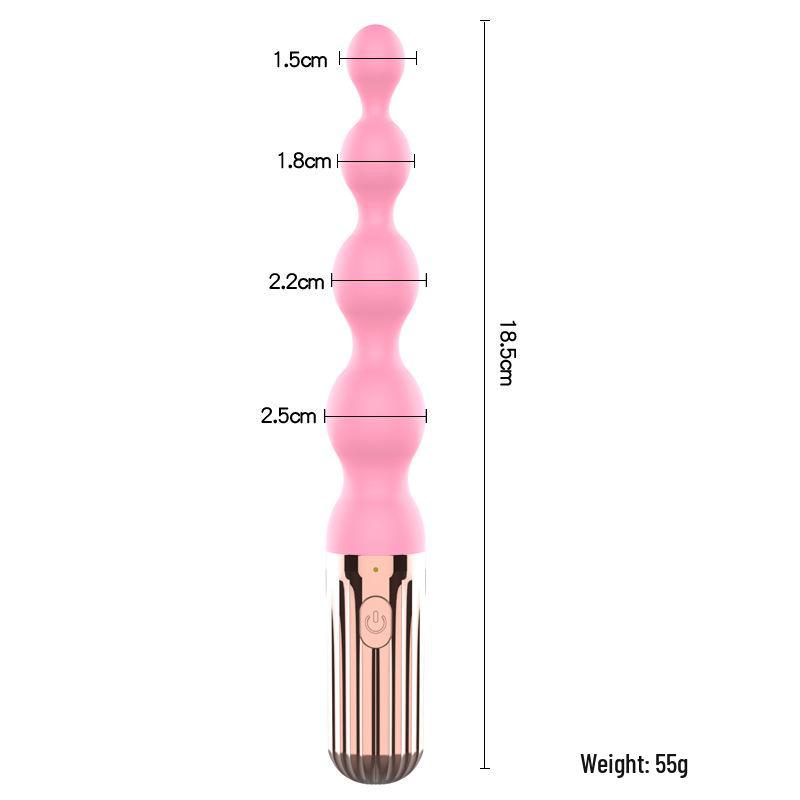 Dual Intensity Anal Beads Vibrator for Couples