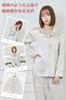 Silk pajamas for 6A grade in summer brand featured on long long top and bottom front moisture beautiful gift [Utukky] women, 100% silk, [New 2024, TV]