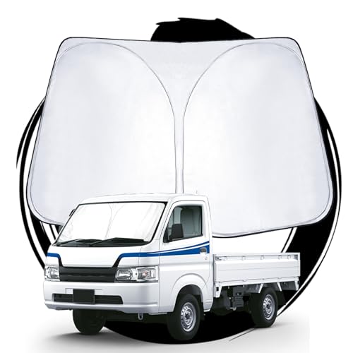 Ruiya New Suzuki Carry/Super Carry DA16T Dedicated Sunshade for Windshield, Parasol-type Car Sunshade, UV Cut, Sun Protection, Suitable for Overnight