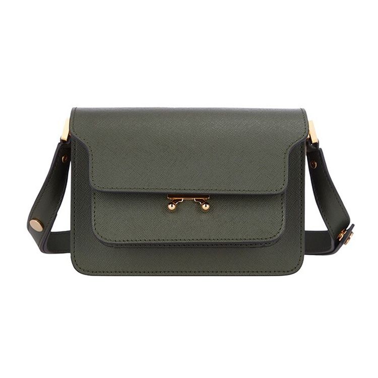 

Marni Trunk Mini Series Accordion Bag High-End Versatile Niche Artistic Leather Crossbody Shoulder Bag Mini Women bags SBMPS01NO1-LV520-ZV55N Basic Set (Bag+Dust Bag)
