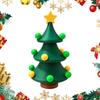 Small Christmas Tree 3D Printed Dancing Tree, Rotating Twisted Sensory Rotation Toy Desk Toy, Mini Tabletop Decoration, Xmas Gift Holiday Office Decor