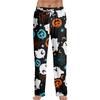 Men's Halloween Print Pajama Pants - Loose Fit Casual Sleep Pants for Home and Holiday Wear