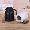 Tea Brewing Pot with Infuser Large Capacity Smart Thermal Pot Stainless Steel Thermal Jug Included Hot and Cold Liquid Dispenser