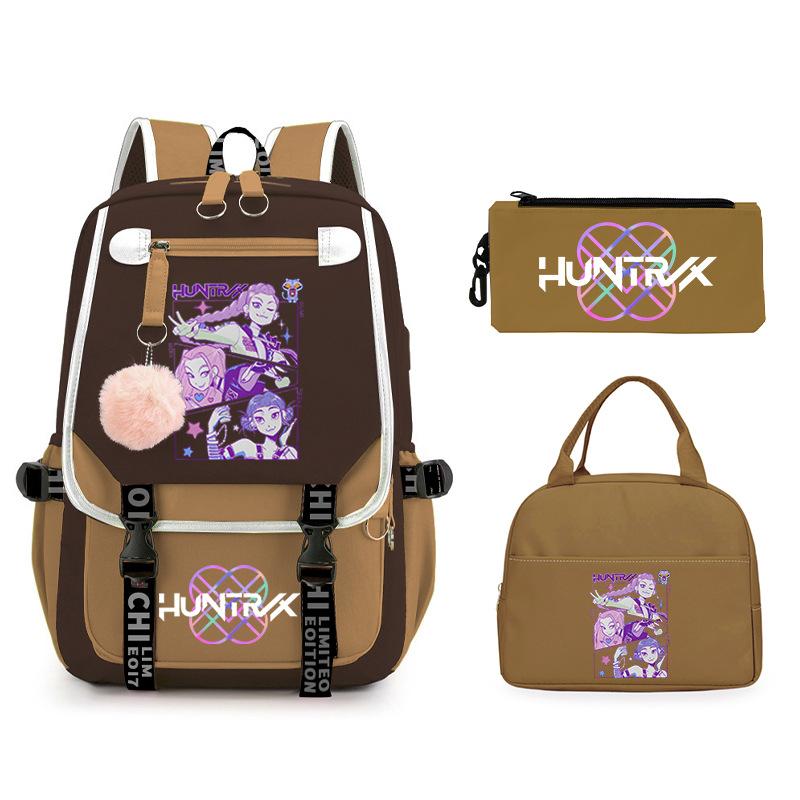 KPop Demon Hunters Demon Hunters Printed Fashion Children's Backpack Foreign Trade Trend Student School Bag