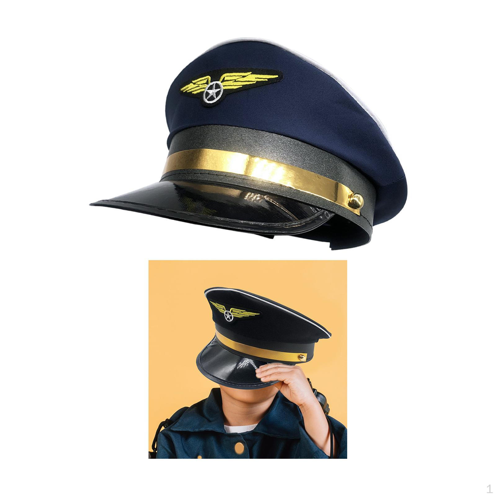 

Шляпа для мужчин и женщин — винтажный аксессуар для костюма авиакомпании чёрный