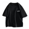 Summer T-shirt Creative Letter Printed Short Sleeved T-shirt Fashionable Comfortable Soft Breathable Cotton T-shirt