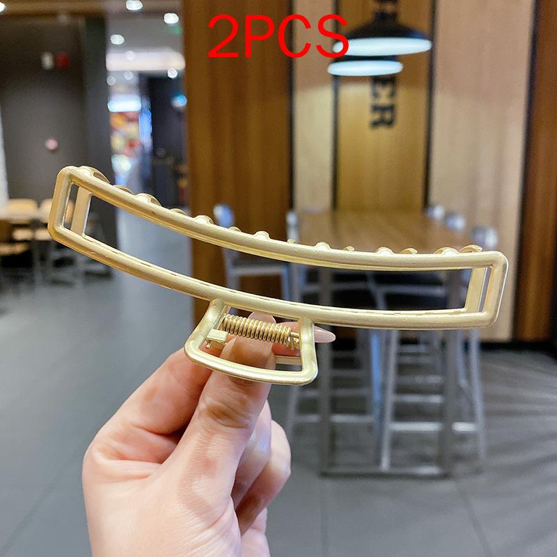 (87 Styles) 2pcs/ Set New Large Jelly Color Hair Clip Acrylic Hair Claw Shark Clamp For Women Girls Fashion Summer Updo Headwear Hair Accessories