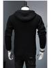 Herren Koreanischer Stil Slim Fit Rollkragen Kapuzenpullover Mantel - Jugend Winter Dicke Strickware