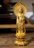 Buddhist statue of Shokannon 15cm Makita Rinzai Takaoka bronzeware Bodhisattva, (gold plated/24k gold), sculptor Shuun, model "Tendai, Shingon,