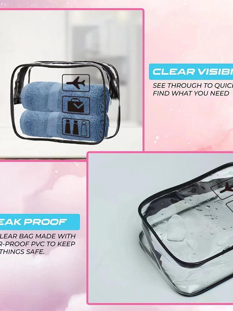 Versatile Travel Makeup Bag: Ideal for Airports, Beaches, and Outdoor Adventures