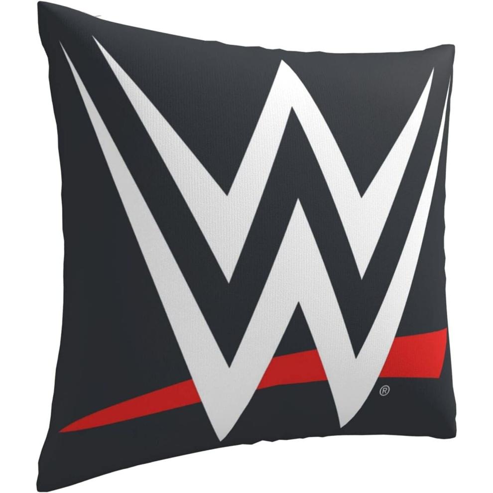 Wwe Cushion Covers 45 X 45 Cm Square Throw Pillowcases For Sofa Bedroom With Invisible Zipper 18 X 18 Inch Sets Of 1