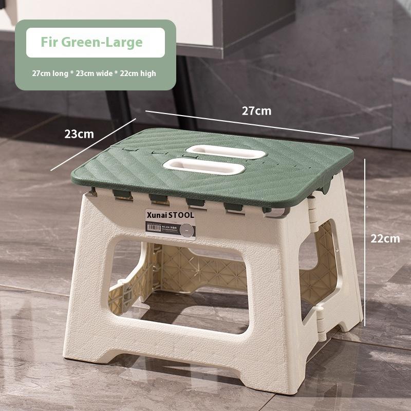 1pc portable and lightweight folding stool, high load-bearing capacity, suitable for outdoor camping and home use