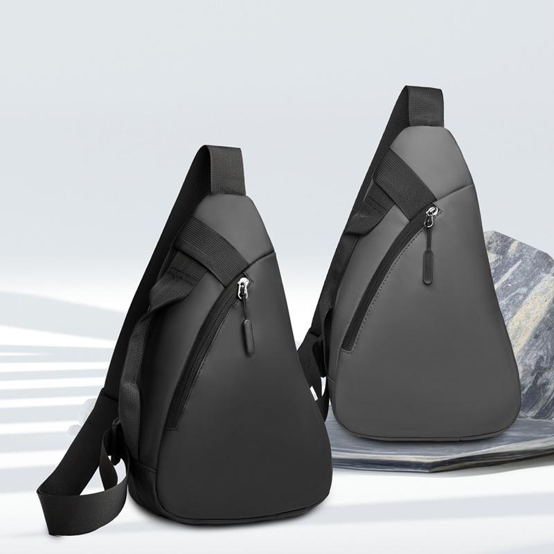 Japanese sports breast bag, messenger bag, cross-border Korean version of versatile casual mobile phone fanny pack, simple multi-function bag