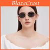 Geometric Polygon Shape Sunglasses With Uv400 Protection For Fashionable Outdoor Wear