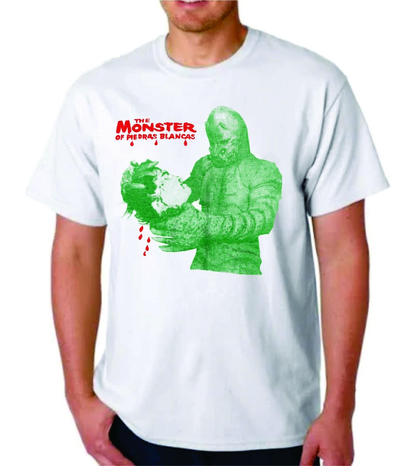 THE MONSTER OF PIEDRAS BLANCAS T-shirt SCI FI HORROR SHIRT TEE CULT HALLOWEEN S