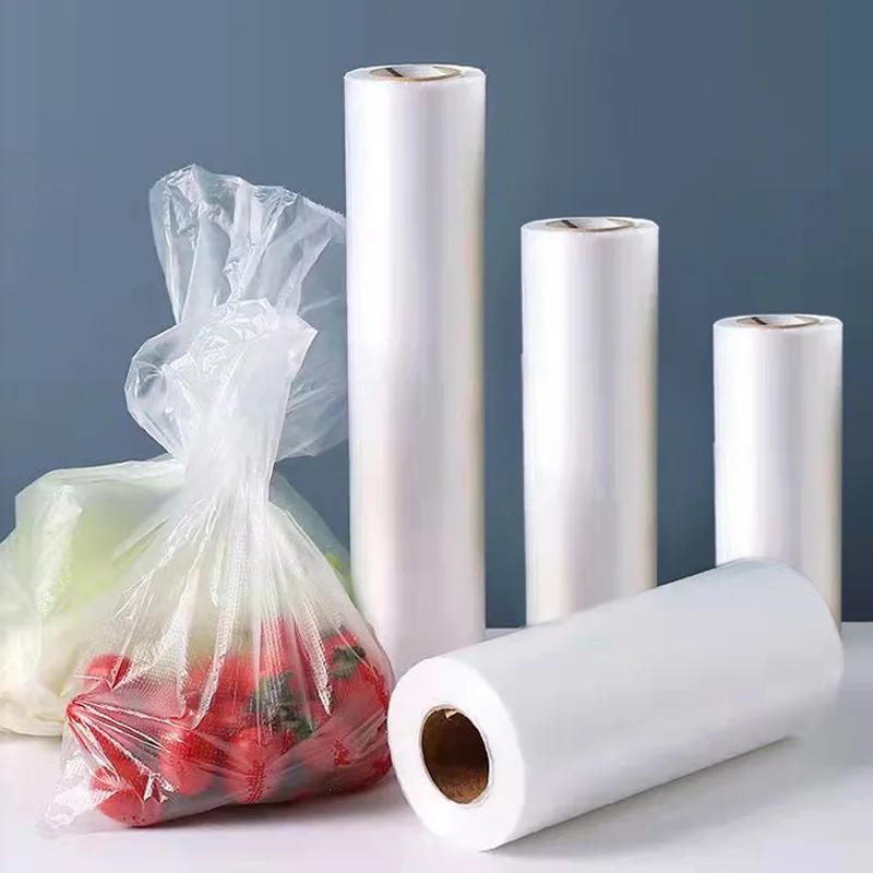 

Мешки для хранения продуктов, полиэтиленовые пакеты Mylar для фруктов, овощей, хлеба, прозрачные пакеты для продуктов, упаковка для продуктов, кухонное хранение 20cmX30cm белый