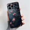Per Custodia Doogee Note 58 Pro Lusso Moda Pattern Farfalle Fiori Nero Morbido TPU Silicone Cover Posteriore Telefono Cassa Antiurto