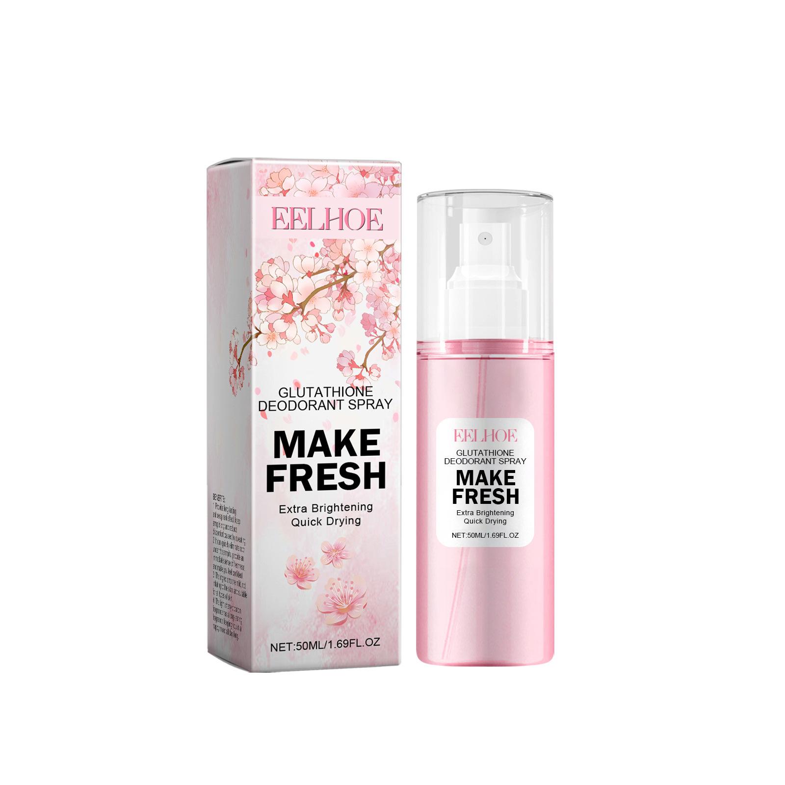 

EELHOE дезодорант для тела, запаха пота, спрей, стойкий дезодорант для тела, подмышек и ног, устраняет неприятный запах, антиперспиранты, 50 мл 50ml