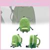 Adorabile Zaino Peluche Verde One Liam Animale Morbido a Pelo Corto Zaino