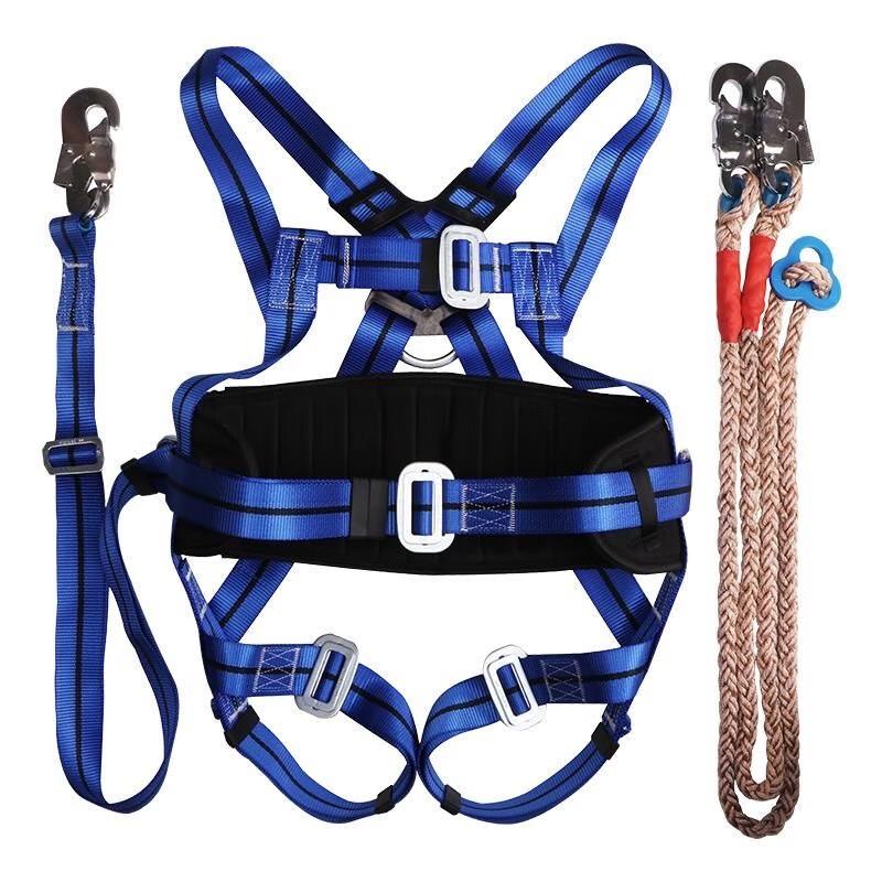 DAXTE Electrician Full Body Safety Harness with Double Hooks