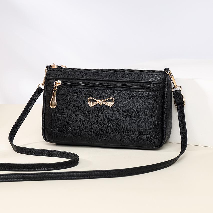 

Women s Bag Versatile New Crossbody Bag High End Underarm Bag Simple Bow Large Capacity Shoulder Bag