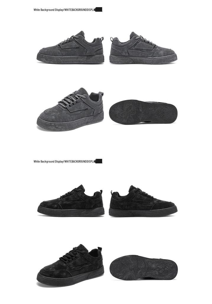 Men's Breathable Korean Style Casual Sports Sneakers - Trendy Spring/Summer Footwear