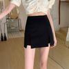 Women's High-Waisted A-Line Slit Skort - Sexy, Stylish, Casual Summer Super Shorts
