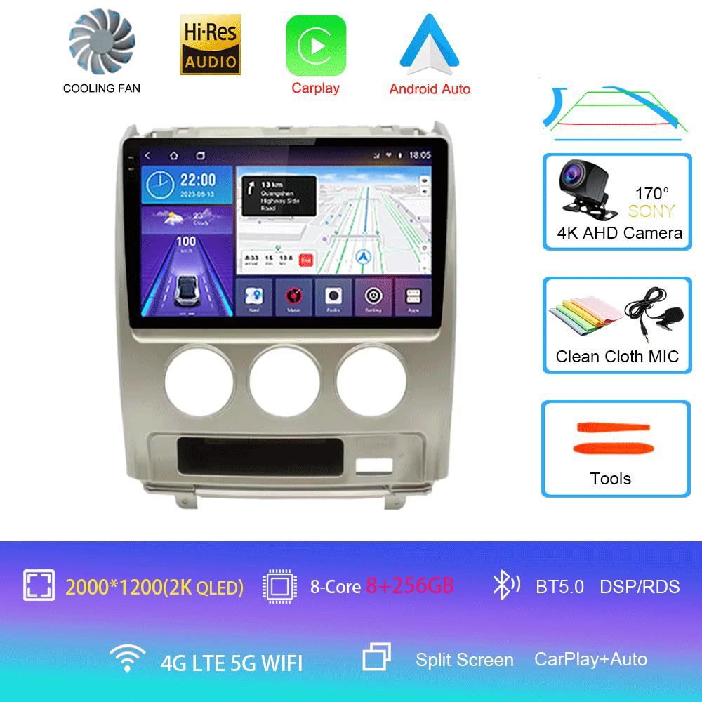 Android 14 For Mitsubishi Delica D5 2007 - 2009 RHD Auto Radio Stereo Head Unit Lettore Multimediale Navigazione GPS No 2din DVD