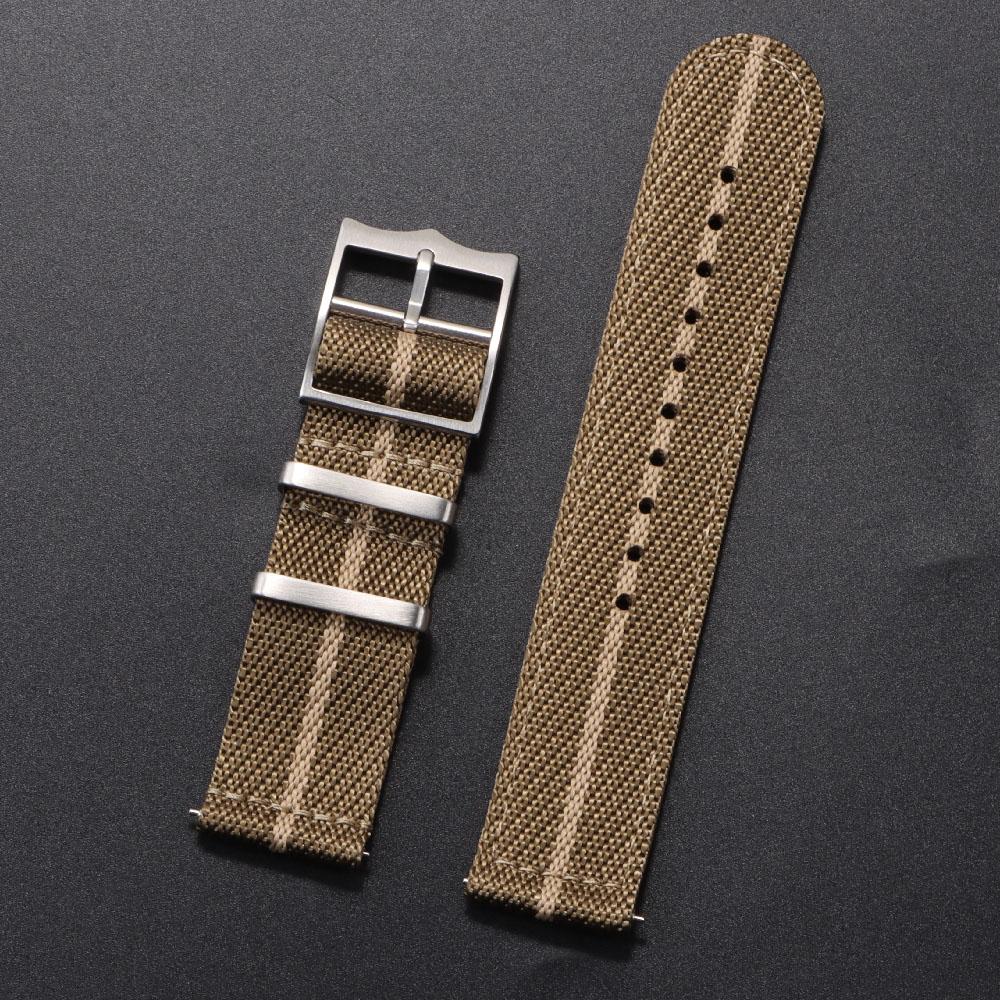 Nylon Uhrenarmband Schnellverschluss 20mm 22mm Armband für Militär Gewebtes Canvas Stoff Armband für Omega Ersatz Sportarmbänder