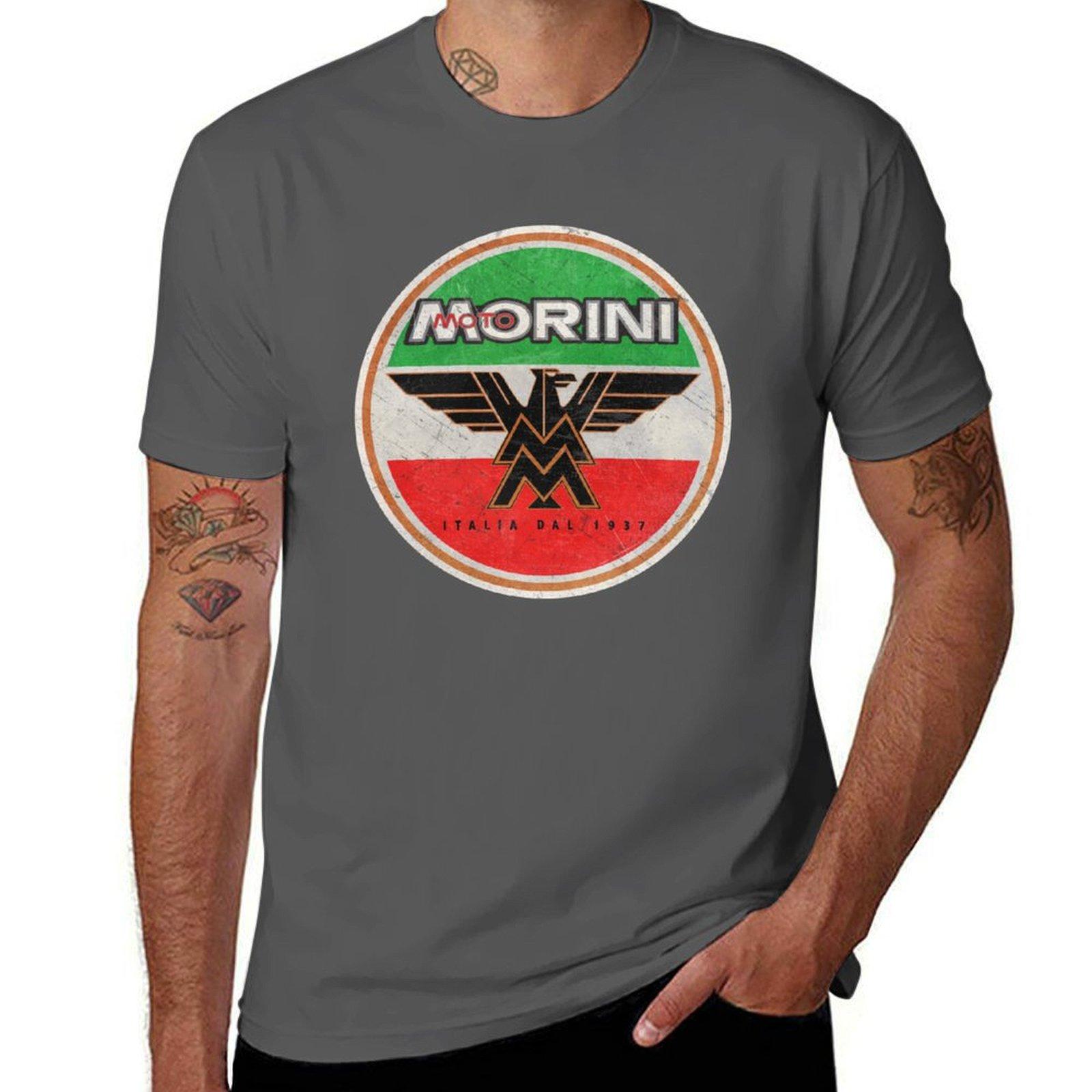 

Moto Morini. Retro Badge T-Shirt t shirt man casual printed t shirts for man man t shirt luxury T-Shirt 4XL