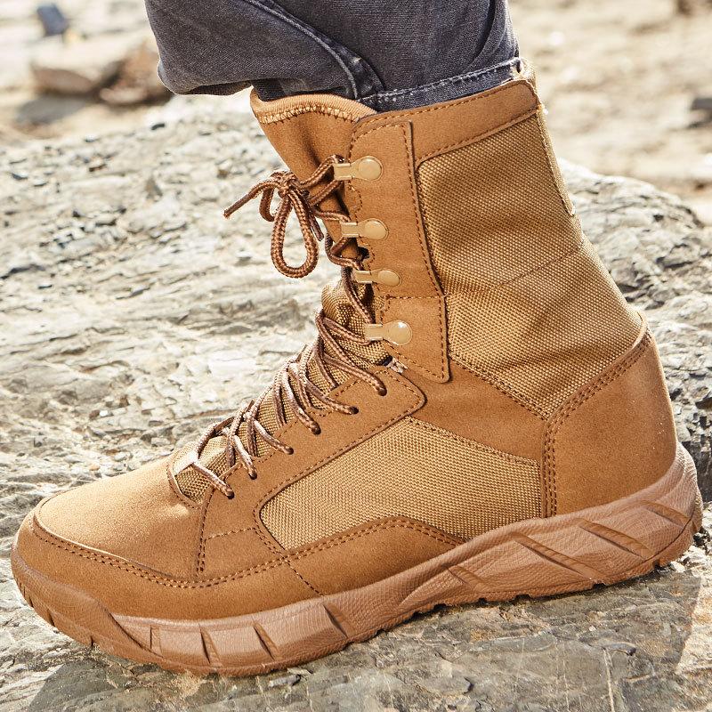 Fashion Outdoor Climbing Training Water Resistant High Shoes Hunting Hiking Tactical Boots Men Women Hunting Hiking Desert Boot