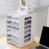 Large Capacity Table File Rack Space Saving Desk Top Shelf Creative File Holder  Office