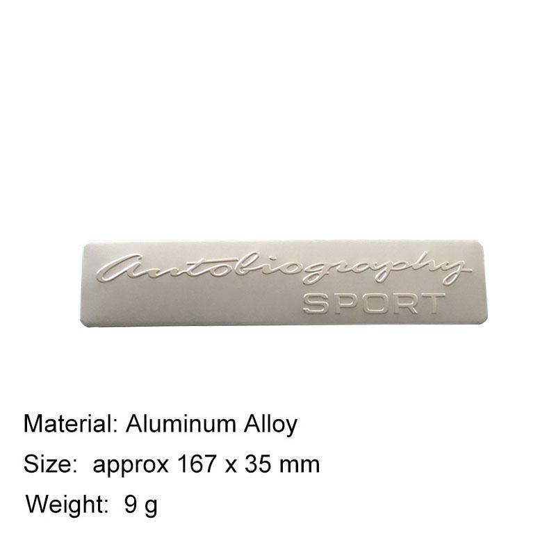 3D Aluminium Autoliography Ultimate Edition SUPERCHARGED Logo Emblem Sticker Car Interior Exterior Decoration Decal Motorcycle Accessories