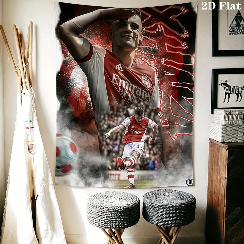 Arsenal Wall Hanging Printed Fabric Blanket Decorative Tapestries for Bedroom Living Room Home Decor