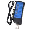 Portable Fence Tester 12KV Neon Fence Voltage Tester 2000 to 12000V 8 Neon Indicator Lights Waterproof Fence Tester for Farms