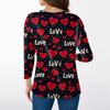 Women's T Shirt Print 3/4 Sleeve Daily Weekend Fashion Basic V- Neck Regular Top