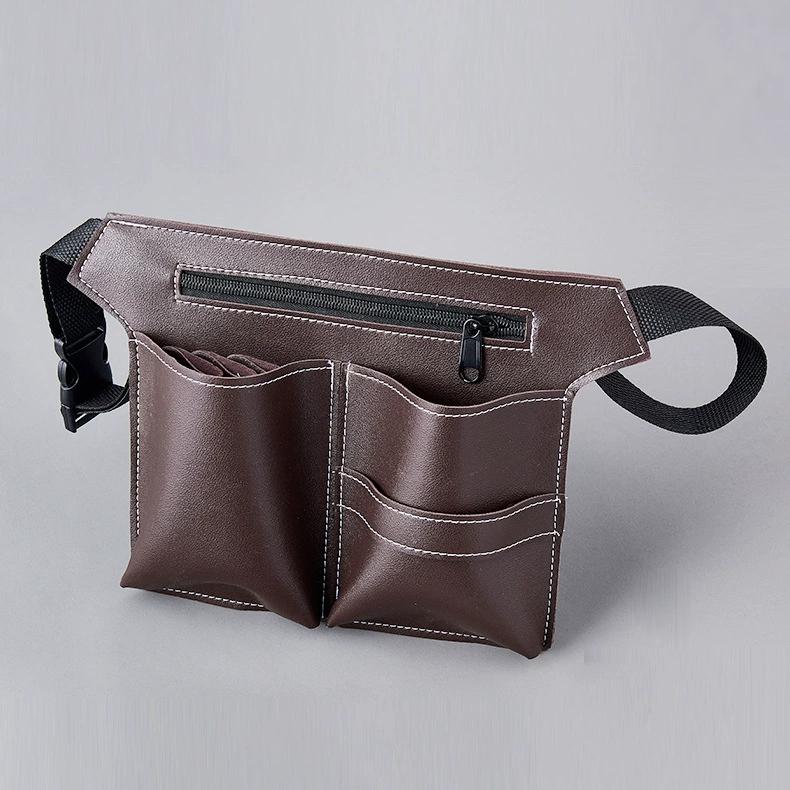 1 szt. Torba na nożyczki fryzjerskie Salon Fryzjerski PU Skóra Saszetka na pas z paskiem na talię Salon Fryzjerski Nożyczki Narzędzia do włosów Przechowywanie Torba na pas