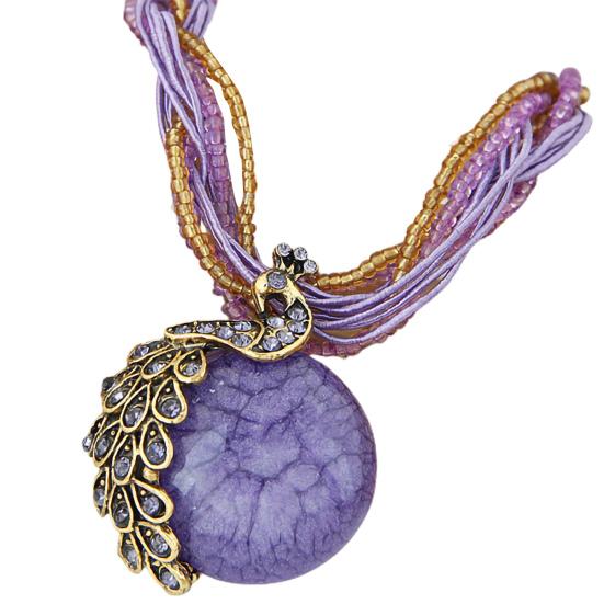 Colier cu pandantiv frumos, aliaj care atrage ochiul Fermecător