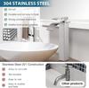 G1/2 Basin Faucets Brass Gold Elegant Waterfall Bathroom Sink Faucet Single Lever Hole Deck Mount Big Square Spout Mixer Taps