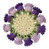 Crochet Rose Bouquet Coaster Heat-resistant DIY Handmade Knitting Flower Coffee Mug Cup Mat Kitchen Countertop Table Desk Decoration