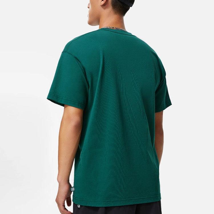 Li-Ning Anti-Wu Series Loose Round Neck Short Sleeve T-Shirt Men Tops Green AHST507-3