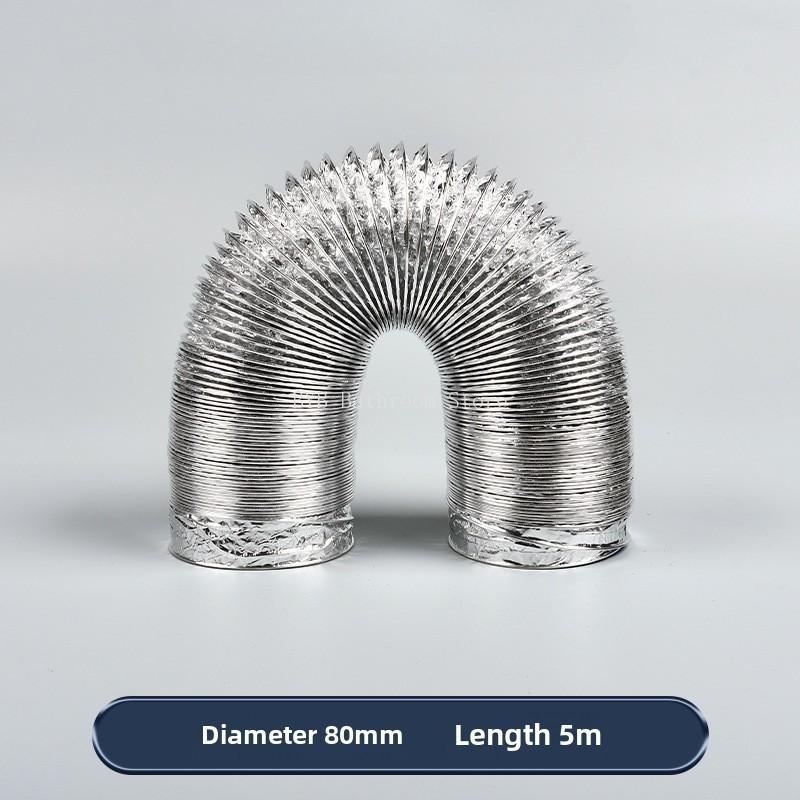 4 Inch 100mm Ventilator Pipe PVC Aluminum Tube Air Ventilation Hose Flexible Exhaust Duct 3/2M System Vent Bathroom