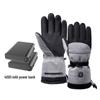 Smart Rechargeable Heated Gloves with Touchscreen & Temperature Control for Cold Weather and Motorcycle Riding
