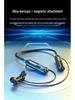 New Cross-Border Neckband Bluetooth Headset: Large Battery, In-Ear Sports, Wireless with Digital Display