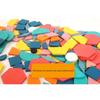 Sale 180Pcs Montessori Kids Wooden 3D Geometric Shape Jigsaw Puzzle Board Set Baby Early Education Toys for Children
