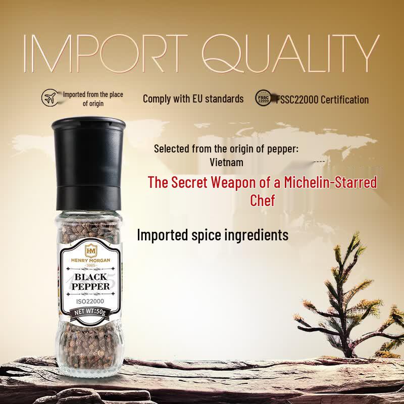 Henry Morgan Premium Grinder Spices & Seasonings