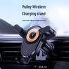 360° Rotating Wireless Charging Car Phone Mount for Air Vent & Dashboard.