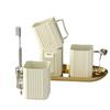 New Design High Beauty Toothbrush Cups For Home Couples Milk White Toothbrush Cups Toilet Cups Children'S Teeth Cups Toothbridge Cups Storage Cups